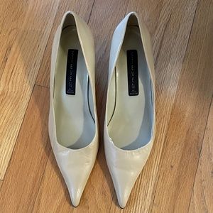 ❌SOLD❌ tylish beige leather pumps
